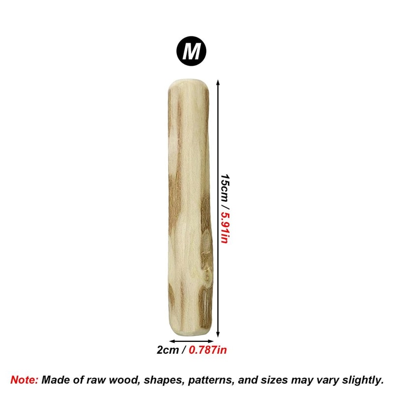 Natural Coffee Wood Dog Chew Stick For Teeth Cleaning 7