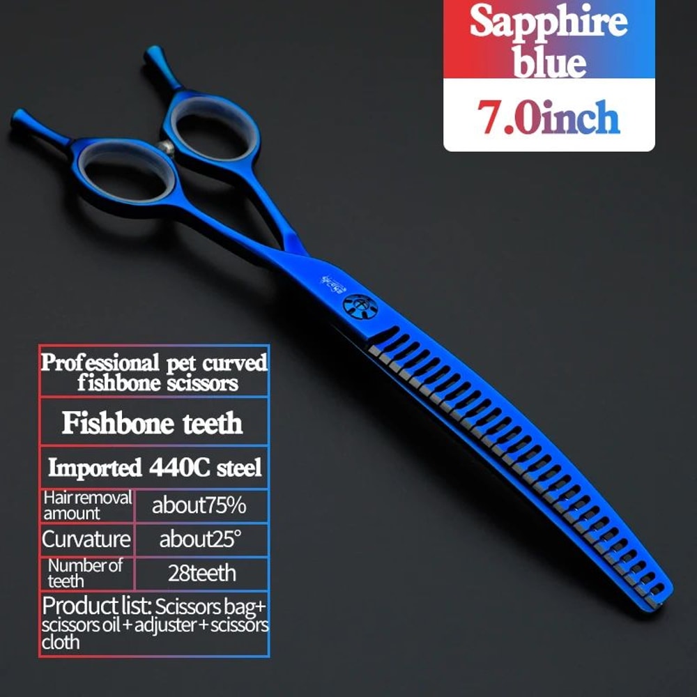 Professional 7 Inch JP440C Pet Grooming Scissors Set 8