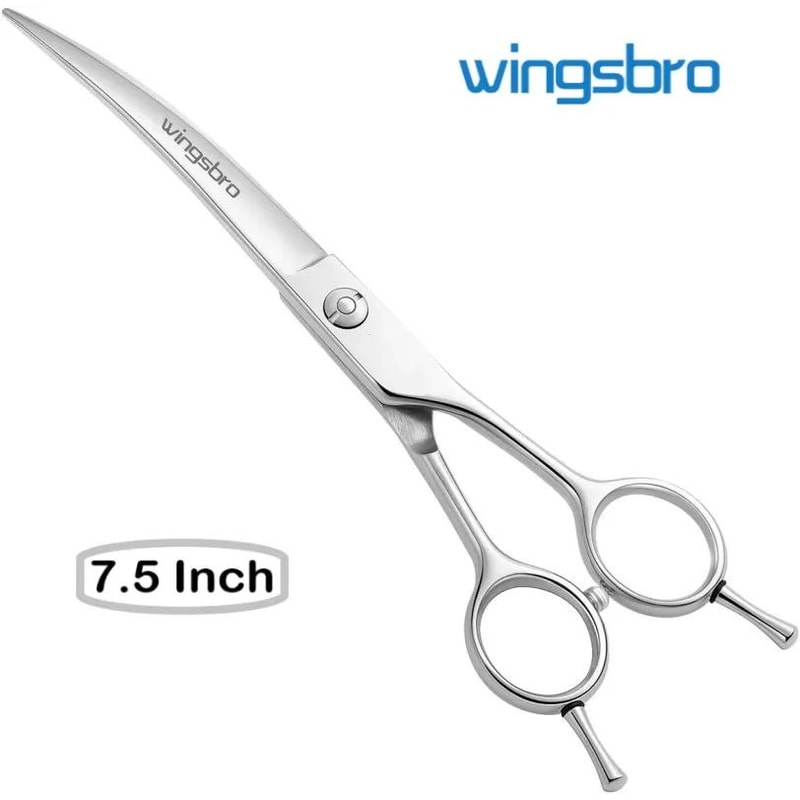 Professional Curved Dog Grooming Scissors 0