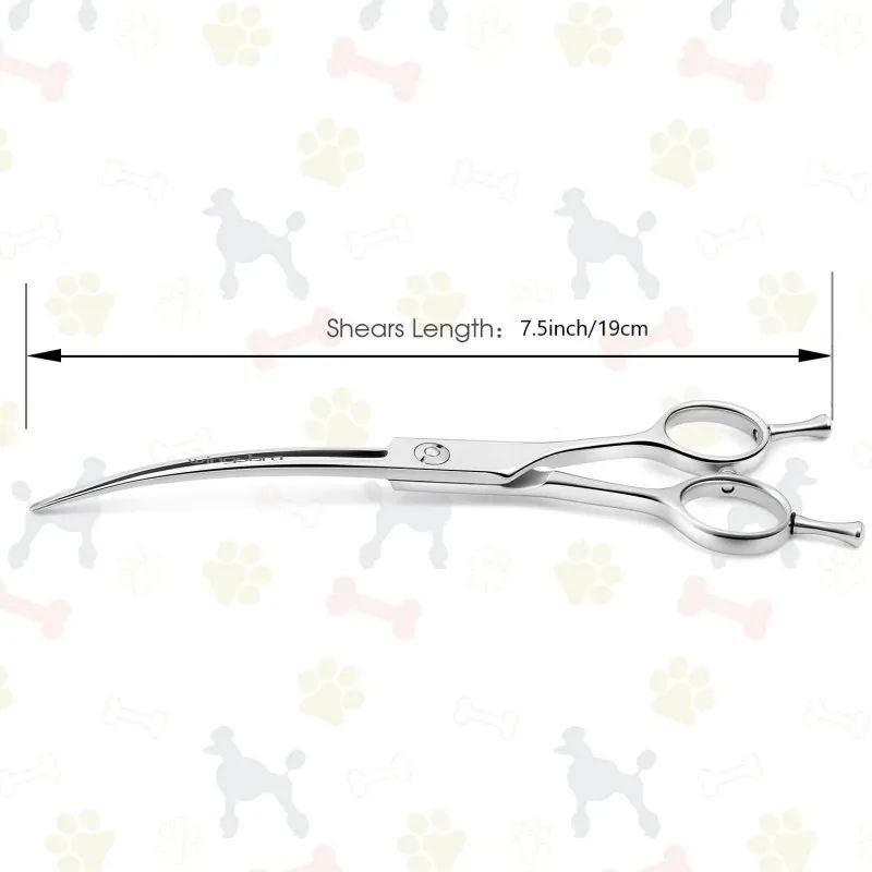 Professional Curved Dog Grooming Scissors 5
