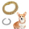 Luxury Rhinestone Stainless Steel Dog Chain Collar 1