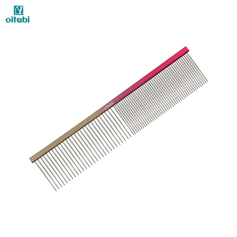 Professional Gradient Pet Grooming Tail Comb 11