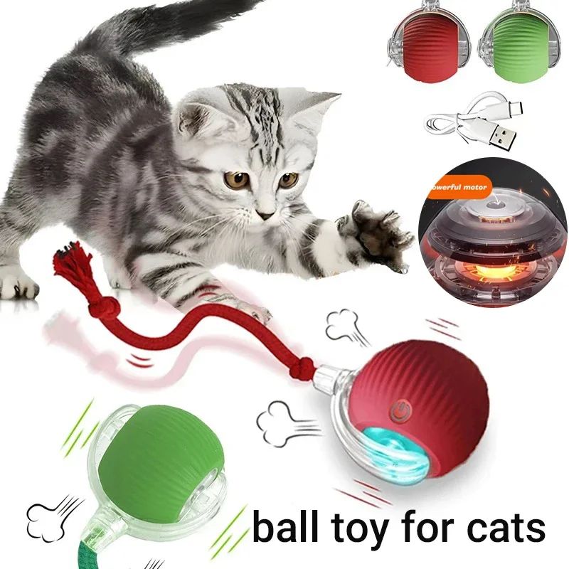 Smart Interactive Rolling Ball Toy For Pets 0
