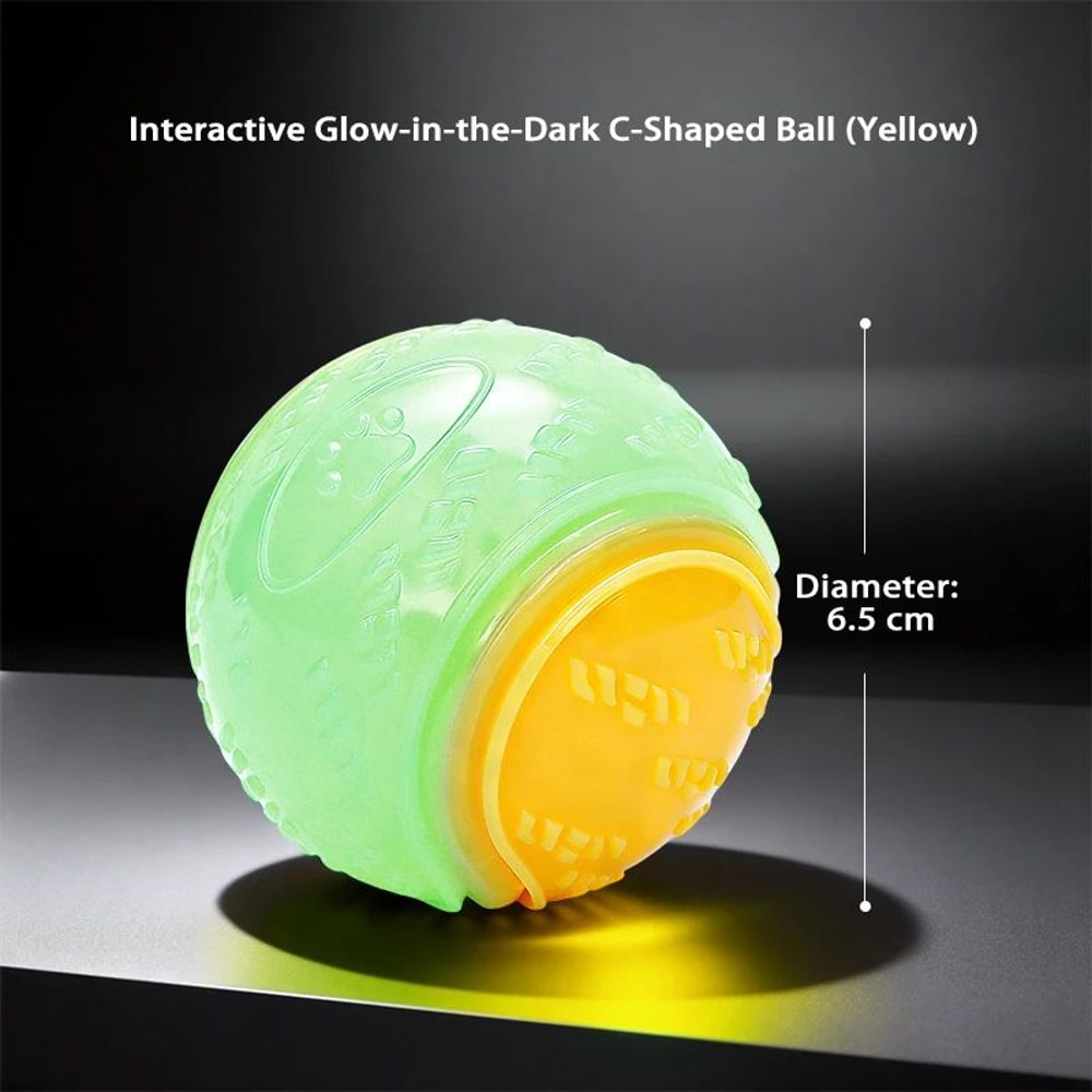 Glow In The Dark Durable Dog Fetch Ball 15