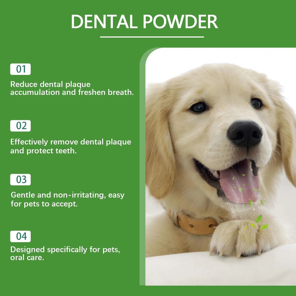Yegbong Dog Teeth Cleaning Powder For Fresh Breath 6