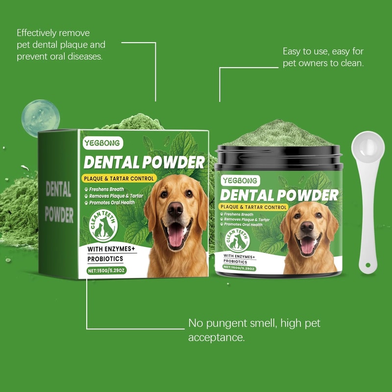 Yegbong Dog Teeth Cleaning Powder For Fresh Breath 7