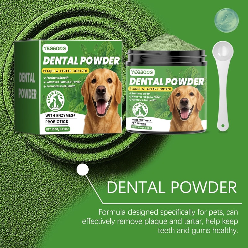 Yegbong Dog Teeth Cleaning Powder For Fresh Breath 8