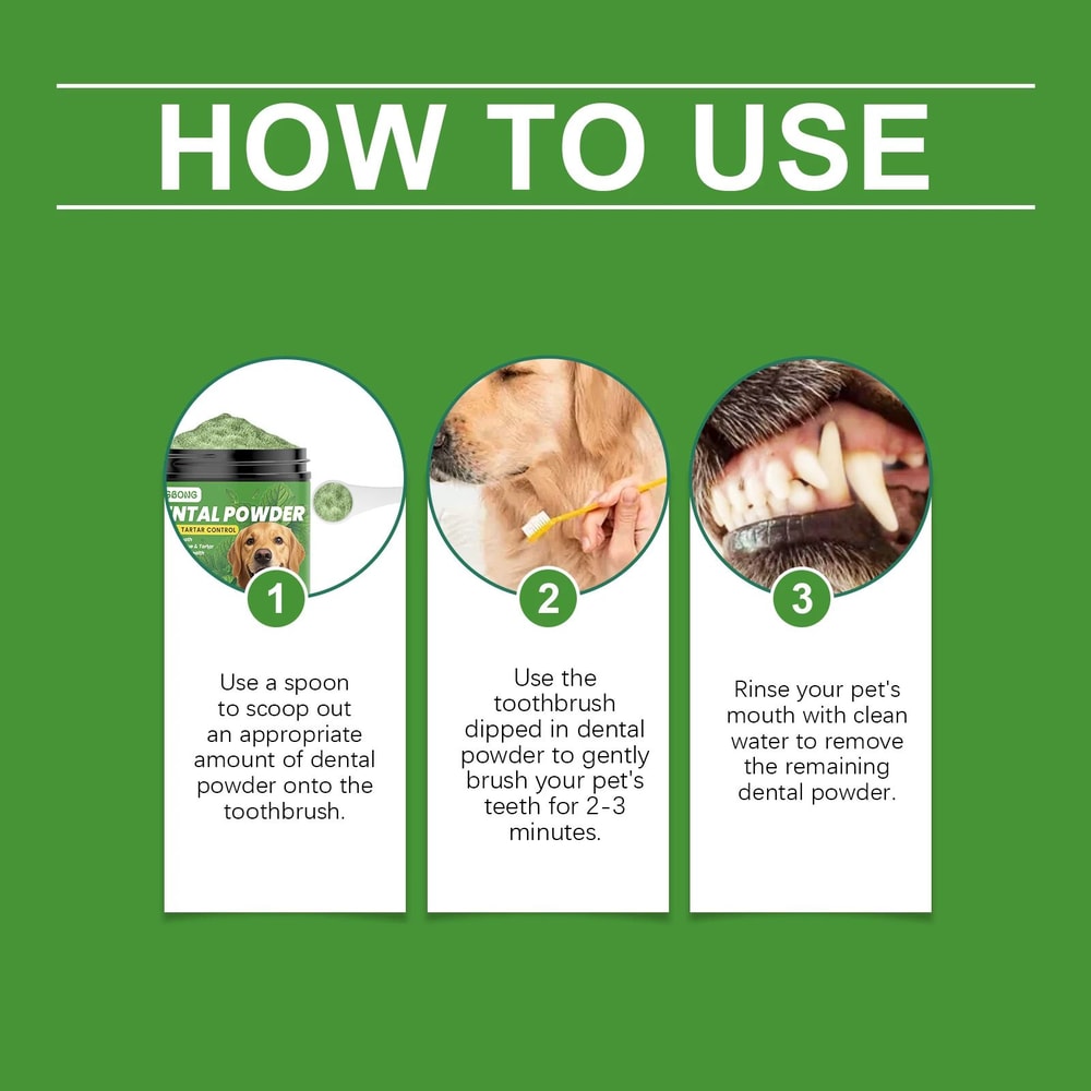 Yegbong Dog Teeth Cleaning Powder For Fresh Breath 10