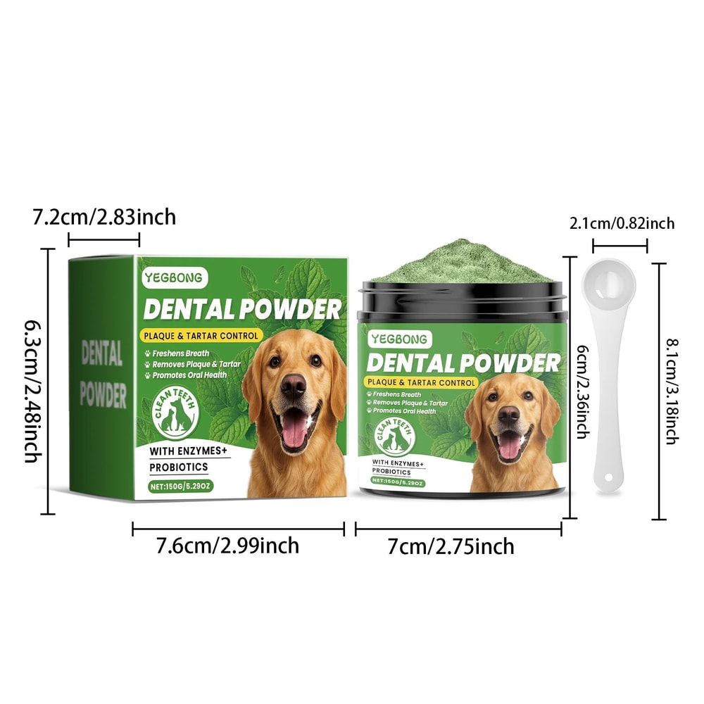 Yegbong Dog Teeth Cleaning Powder For Fresh Breath 12