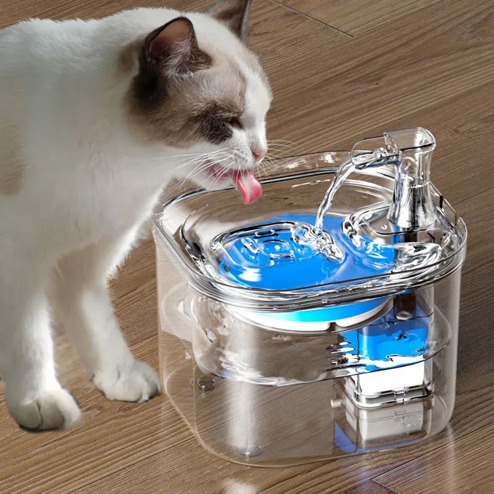 Stainless Steel Automatic Pet Water Fountain With Sensor 10