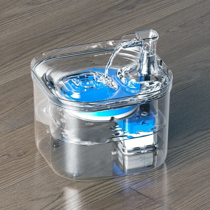 Stainless Steel Automatic Pet Water Fountain With Sensor 11