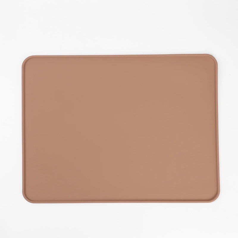 Waterproof Silicone Pet Feeding Mat With Raised Edge 9