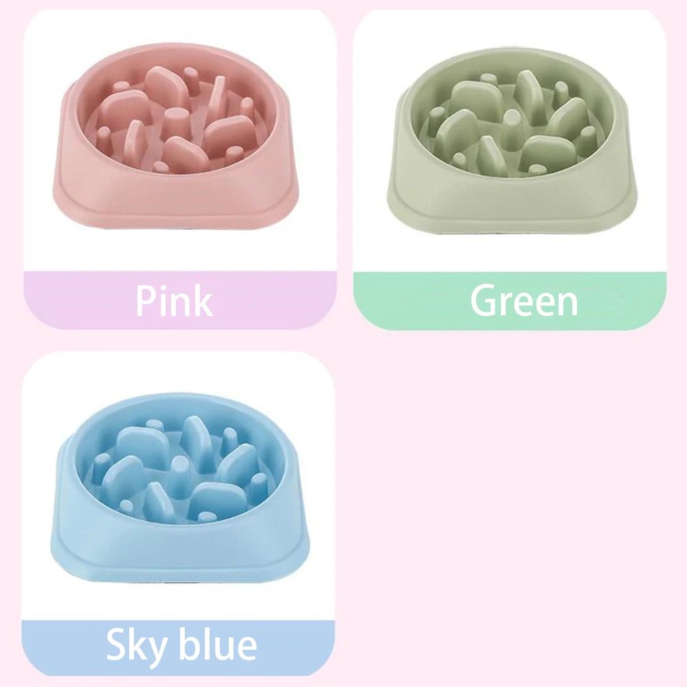 Non Slip Slow Feeder Puzzle Dog Bowl 7