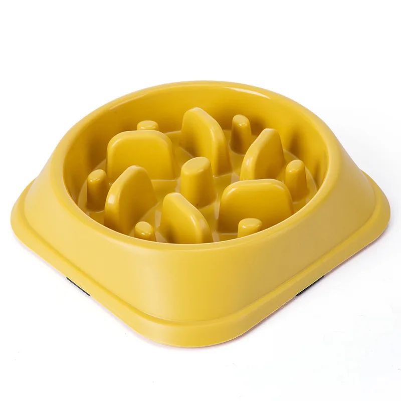 Non Slip Slow Feeder Puzzle Dog Bowl 12