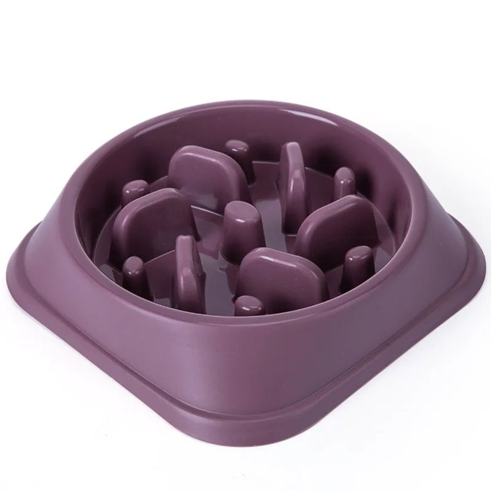 Non Slip Slow Feeder Puzzle Dog Bowl 14