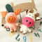 Plush Corduroy Squeaky Dog Chew Toy 3