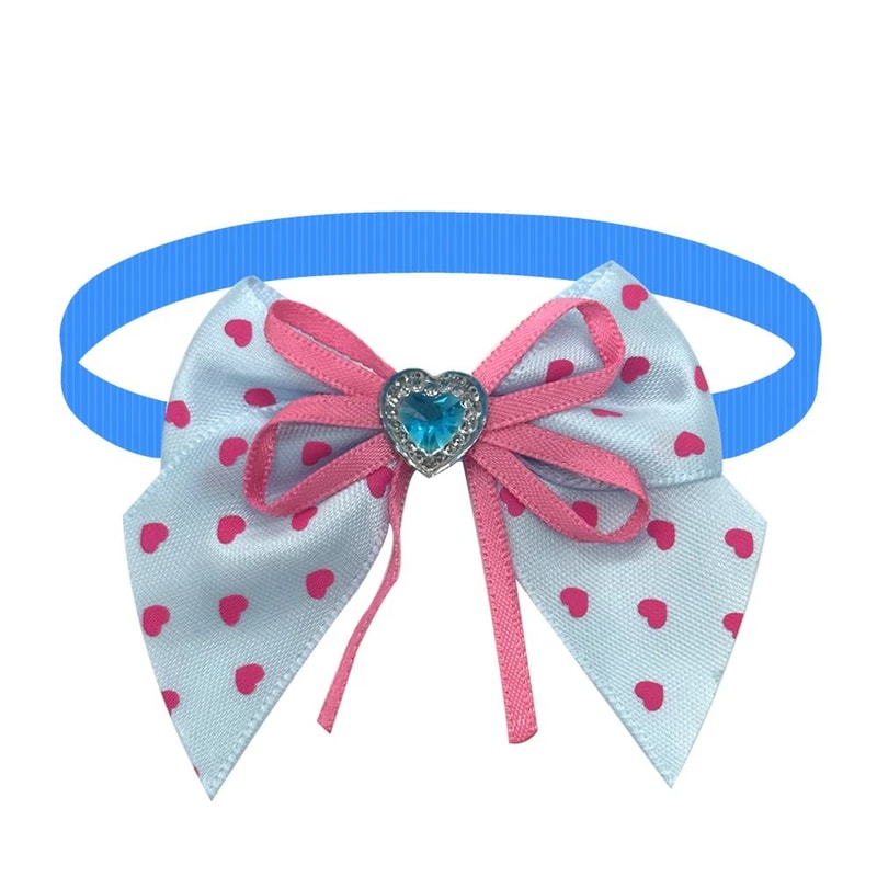 Valentine Love Style Pet Bow Tie Set 4