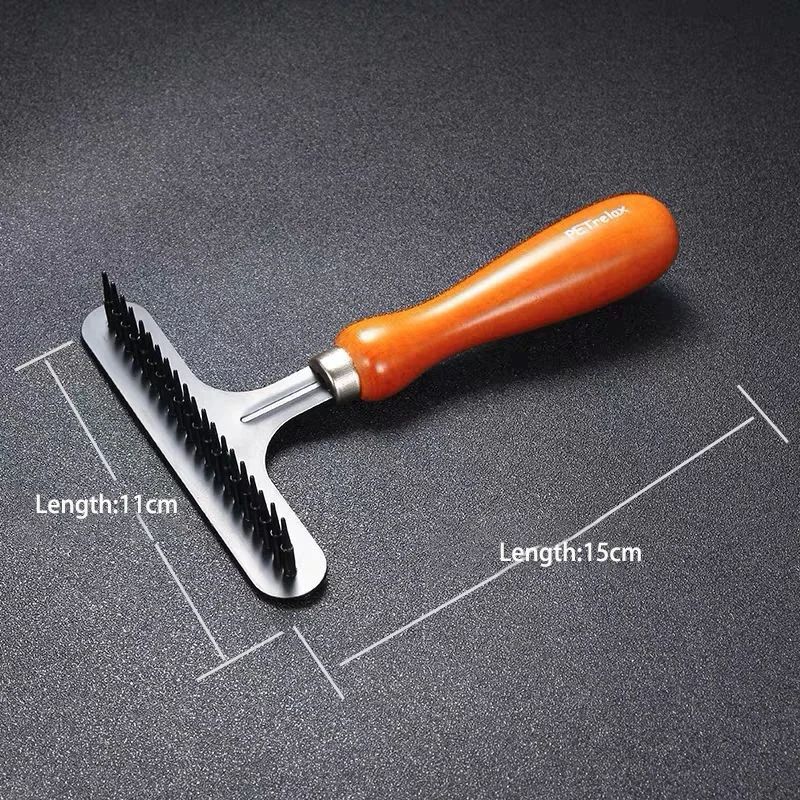 Wooden Deshedding Undercoat Grooming Rake For Pets 4