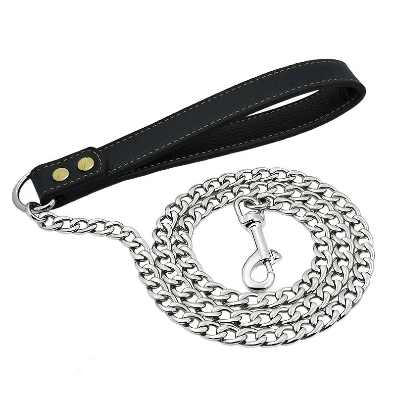 Heavy Duty Gold Stainless Steel Dog Leash Chain 6