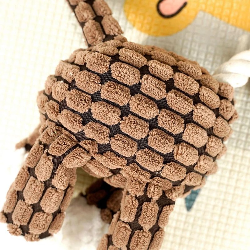 Interactive Pineapple Cotton Rope Chew Toy For Dogs And Cats 7
