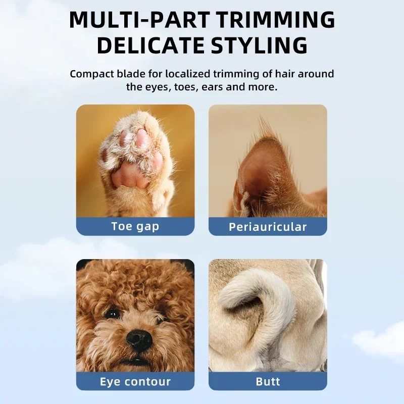 Waterproof LED Dog Paw Trimmer For Pet Grooming 1