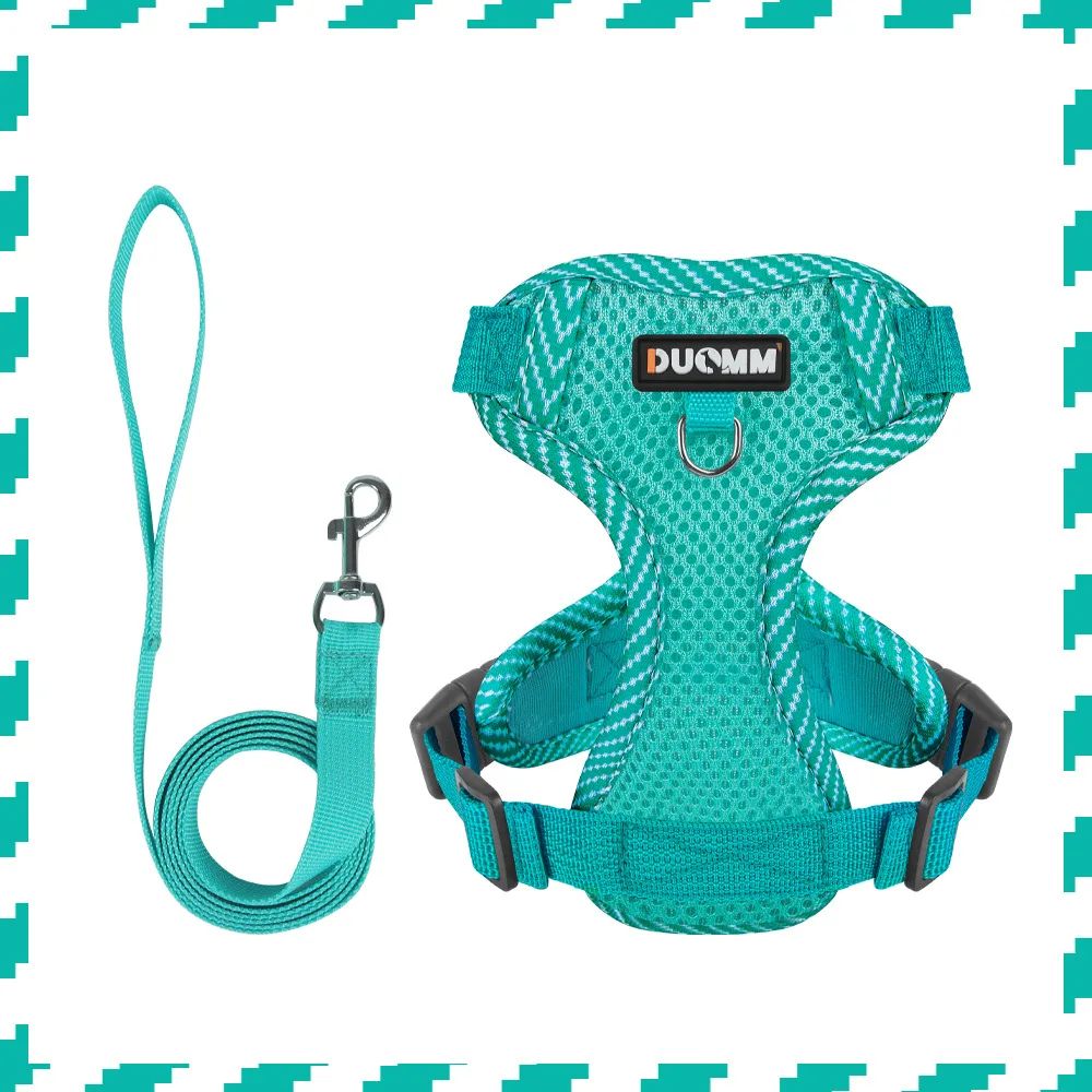 Breathable Reflective Dog Harness With Leash Set 7