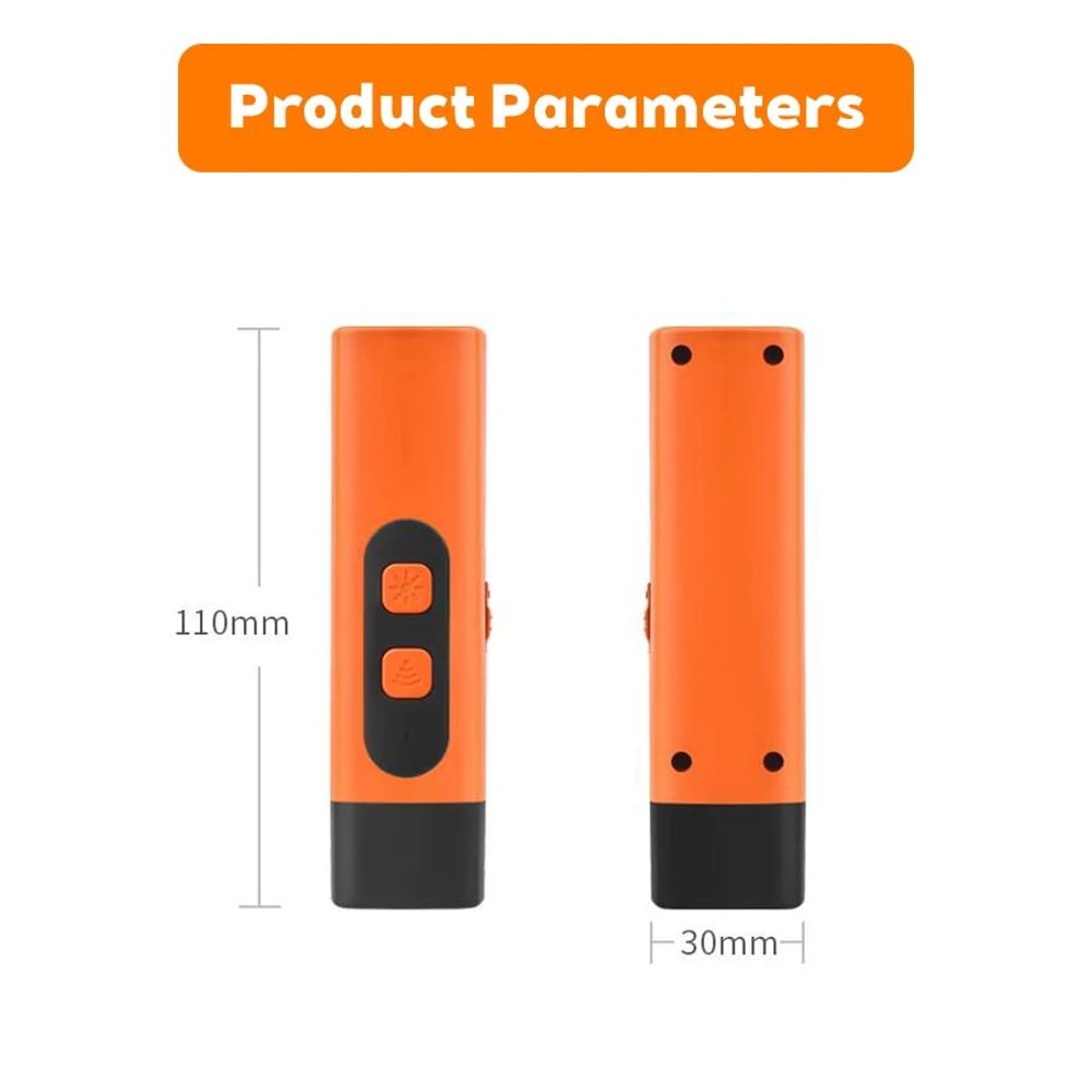 Ultrasonic Dog Repeller And Training Device With LED Flashlight 6