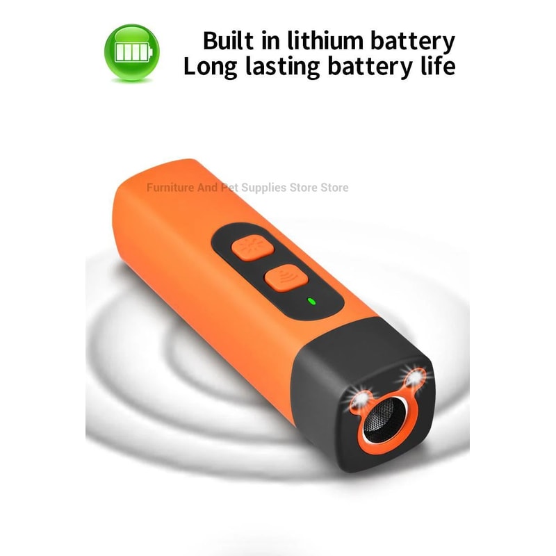 Ultrasonic Dog Repeller And Training Device With LED Flashlight 10