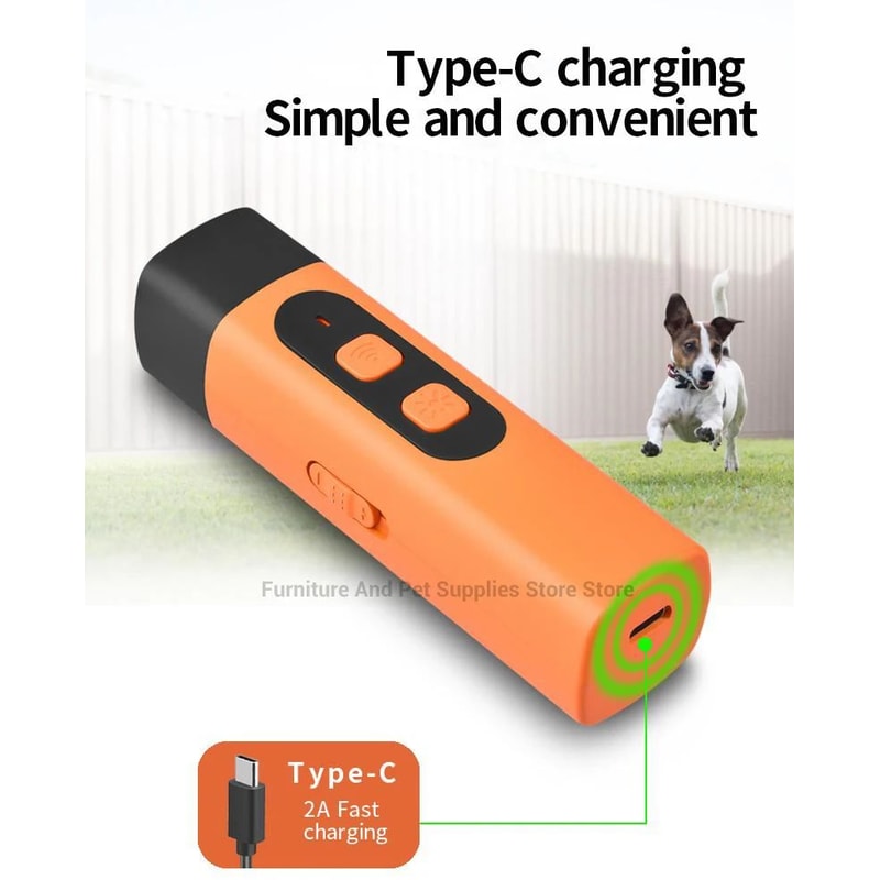 Ultrasonic Dog Repeller And Training Device With LED Flashlight 12