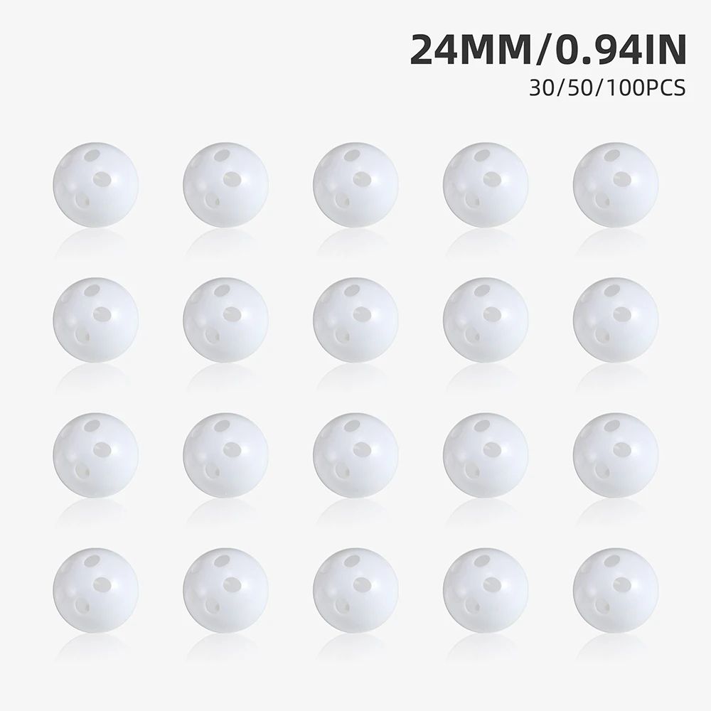 Plastic Rattle Bell Balls For Pet Toy Repair And DIY Crafts 7