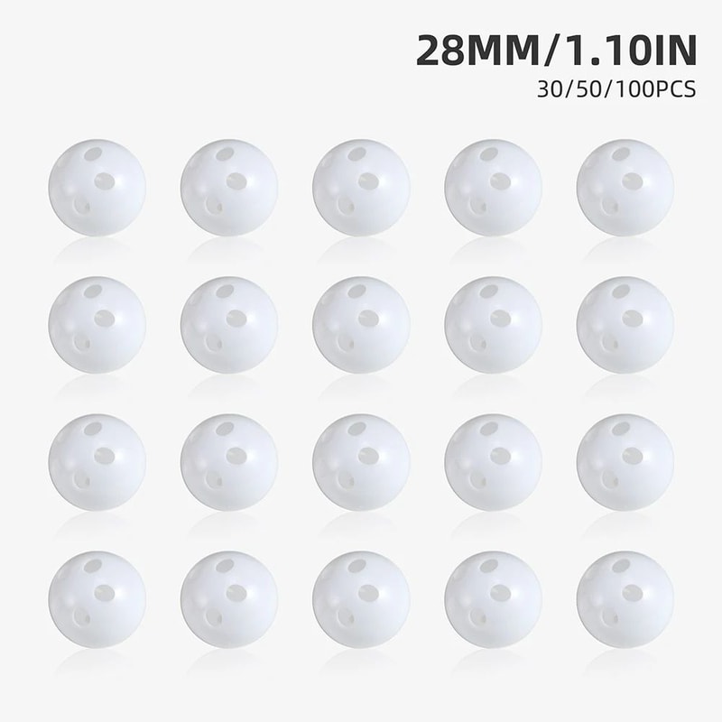 Plastic Rattle Bell Balls For Pet Toy Repair And DIY Crafts 8