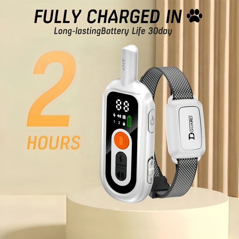 Rechargeable Automatic Anti Barking Dog Training Collar 7