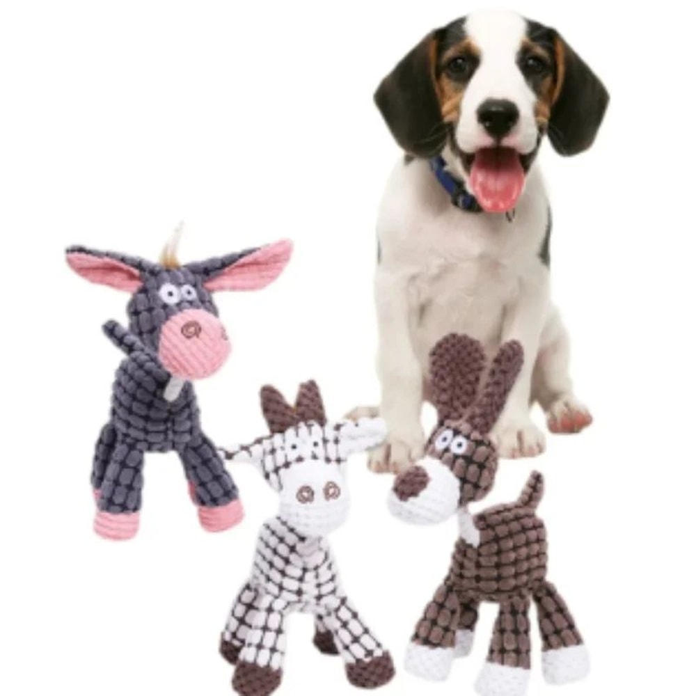 Plush Squeaky Dog Chew Toy 12