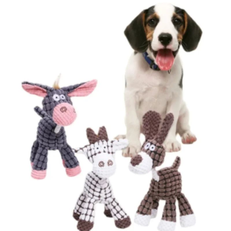 Plush Squeaky Dog Chew Toy 12