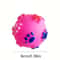 Rubber Footprint Sound Dog Ball 1
