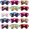 Sequin Pet Dog Bow Tie Set 0