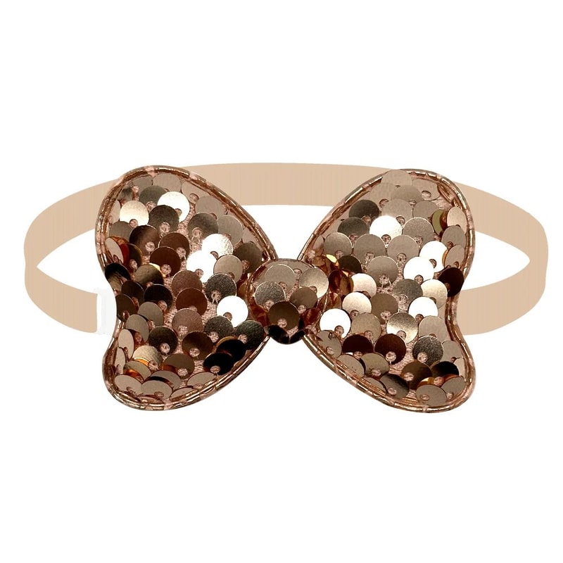 Sequin Pet Dog Bow Tie Set 2