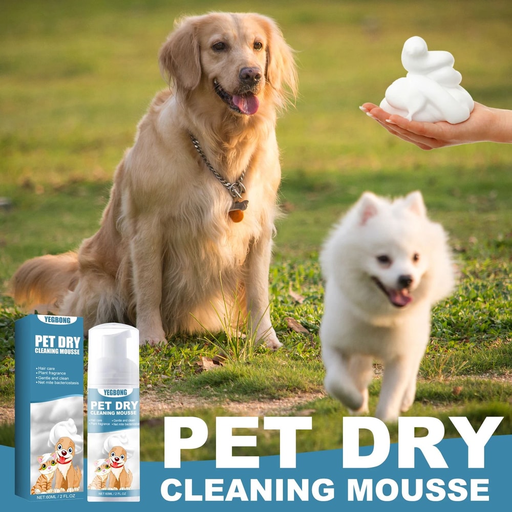 YEGBONG No Rinse Pet Dry Shampoo 6