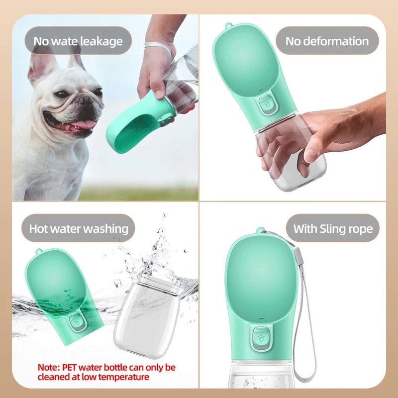 Portable Leakproof Dog Water Bottle 10