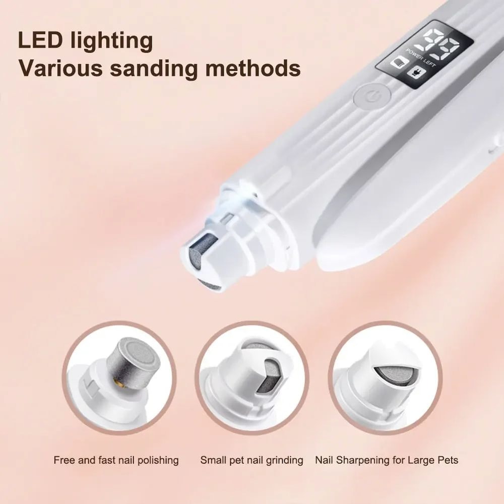 2 In 1 Electric Pet Nail Grinder 9