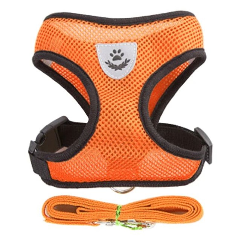 Adjustable Breathable Pet Harness Leash Set 12