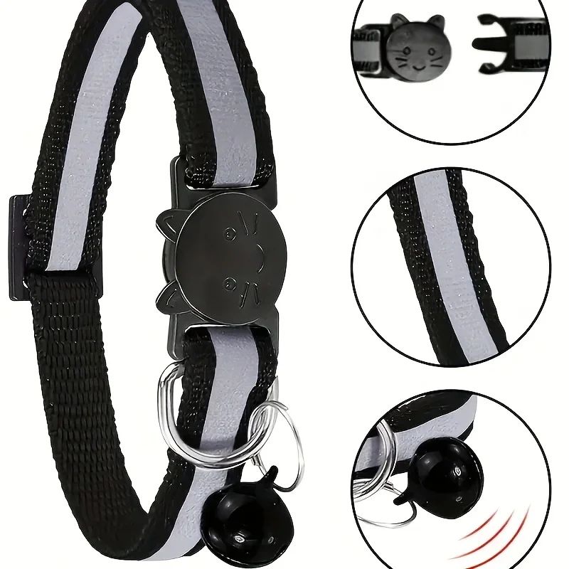 Personalized Reflective Pet Collar With Safety Buckle 2