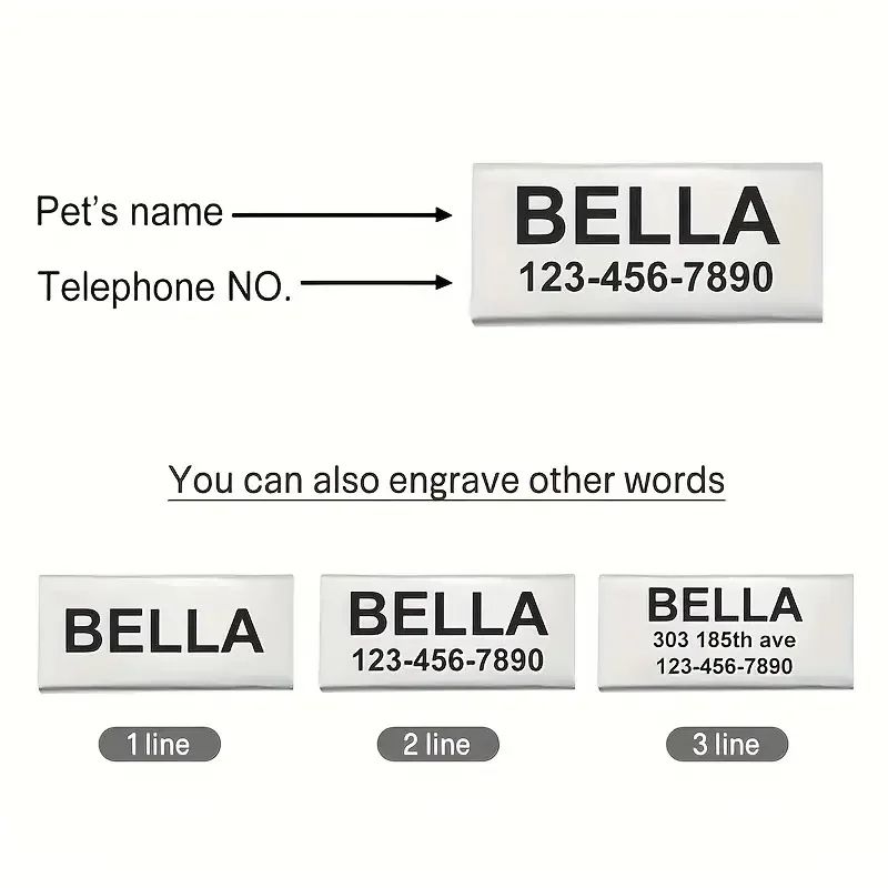 Personalized Reflective Pet Collar With Safety Buckle 4