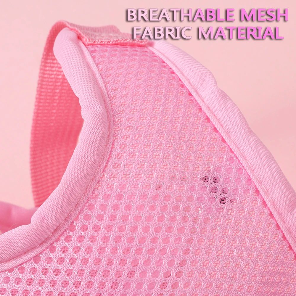 Breathable Butterfly Pet Harness And Leash Set 3