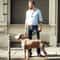 Heavy Duty Double Handle Nylon Dog Leash 2