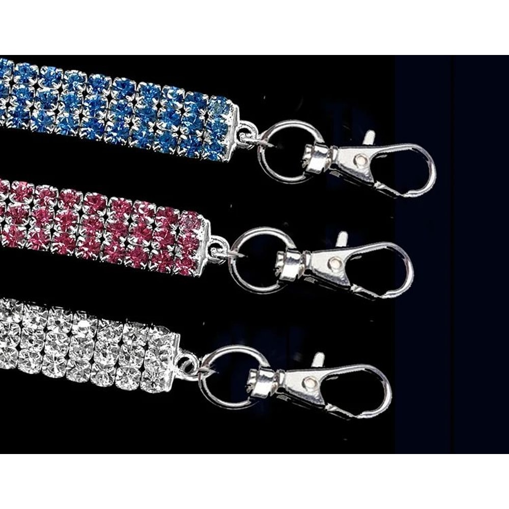 Rhinestone Crystal Dog Collar With Custom Engraving 4