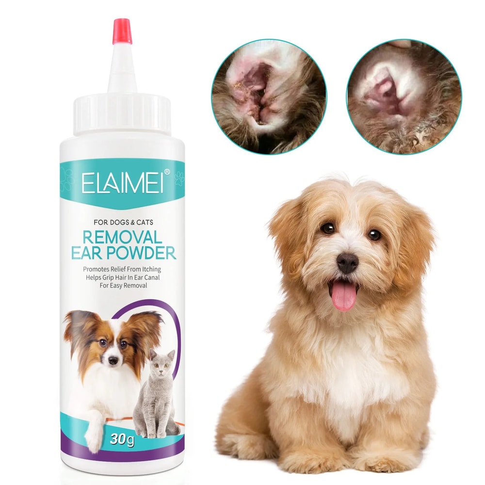 Pet Ear Hair Removal Cleaning Powder 30g 1