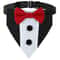 Elegant Pet Wedding Collar With Bow Tie Bandana 9