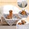 Cozy Paw Print Plush Pet Blanket Bed Mat 2