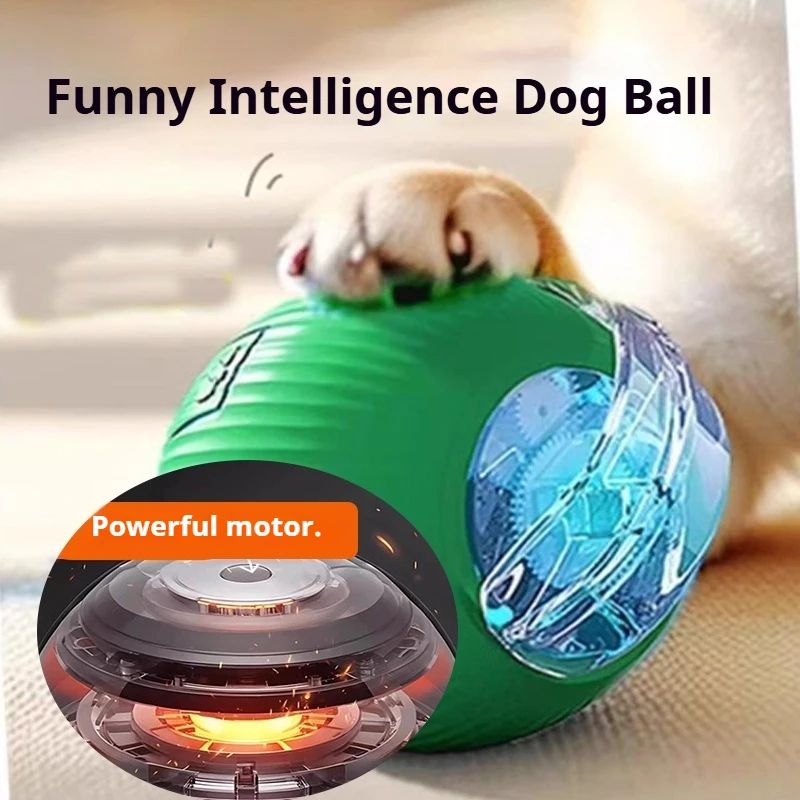 Smart Automatic Rolling Interactive Dog Ball Toy 1